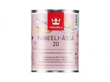 Pusiau matinis lakas „Paneeli-Ässä 20“ 0,9 L