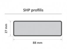 Pirties gulto lenta, SHP, 27x88x2400mm