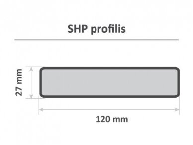 Pirties gulto lenta, SHP, 27x120x2400mm 2